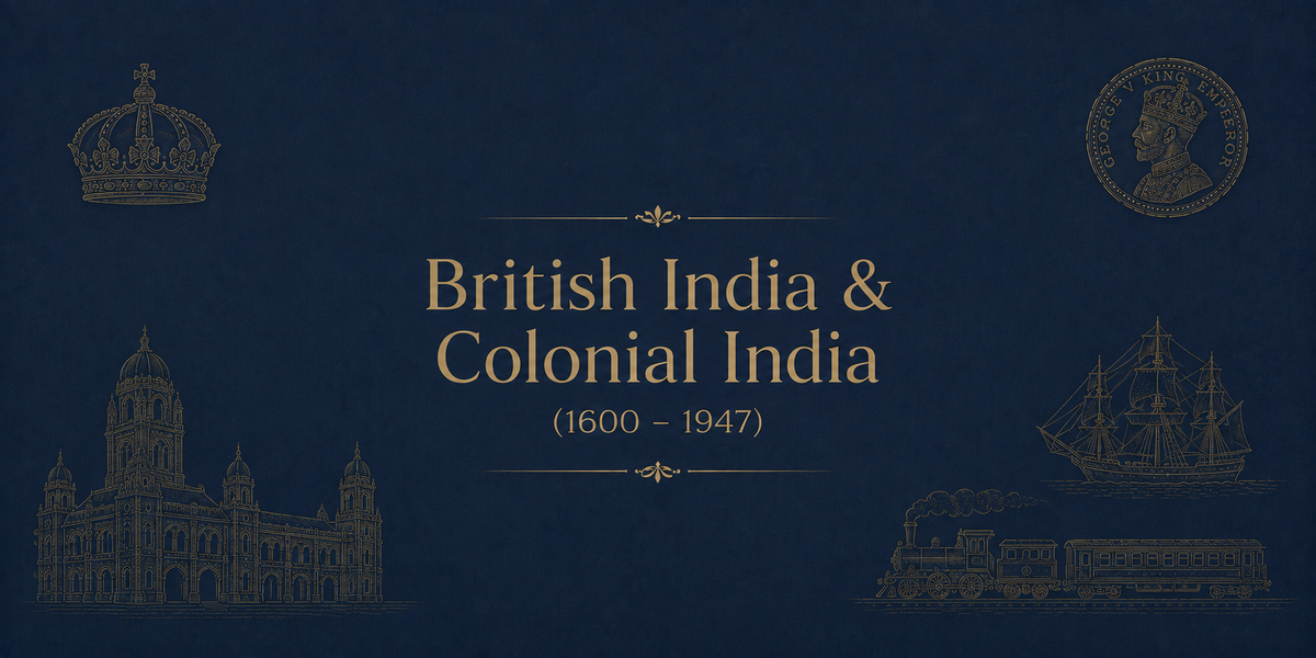 British India & Colonial India (1600 – 1947)
