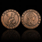 Great Britain 1797 Cartwheel Two Pence – King George III – Soho Mint – Large Copper Coin, 56.7 g