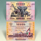 Extremely Rare Burundi 10,000 Francs Commemorative Banknote – 50th Anniversary of CITES – 400 × 288 mm – Limited Edition of 1,000 Pieces