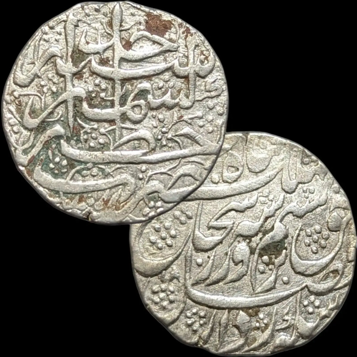 Rare Kashmir Under Durrani Empire - Durrani Shuja al Mulk 2nd reign Silver Rupee Khitta Kashmir Mint (AH 1218-1224)