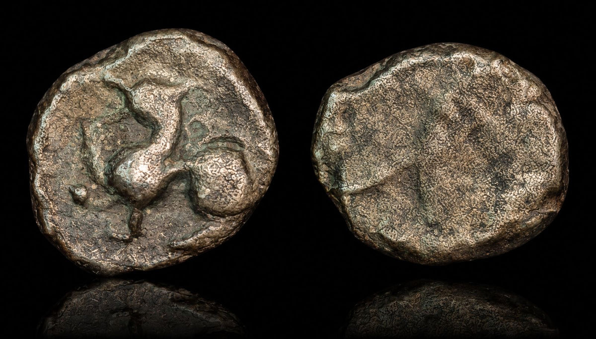 Yadavas of Devagiri Silver Drachm – Medieval Deccan Coinage – Early Indian Silver Issue