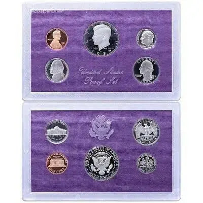 1985 United States Mint Quarters Proof Set With box