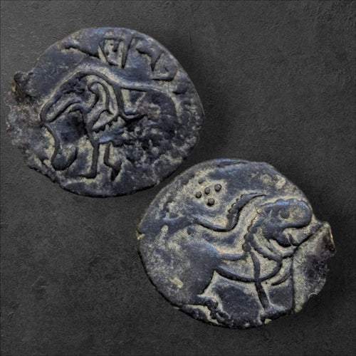 Ancient India Hindu Shahis of Ohind – Samantadeva Issue (c. 950–1050 AD) Numismatic Collectible