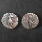 Scarce Kanishka I Copper ¼ Unit – Kushan Empire – Goddess Nana & Royal Sacrifice – 3.80g – c. 127–140 CE – 1,850+ Years Old