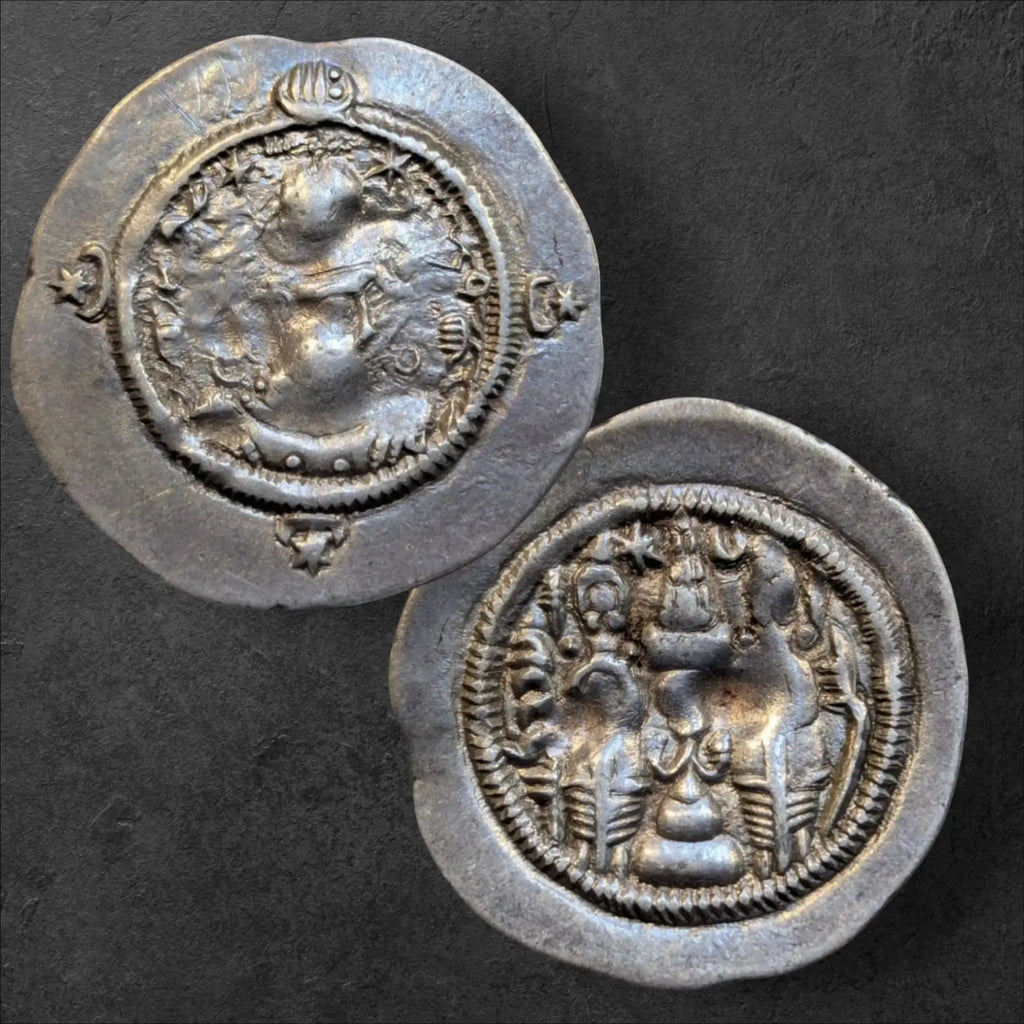 Sassanian Empire Khusru II (c. 590–627 AD) – Darabgard Mint Issue #1 | Ancient Numismatic Collectible