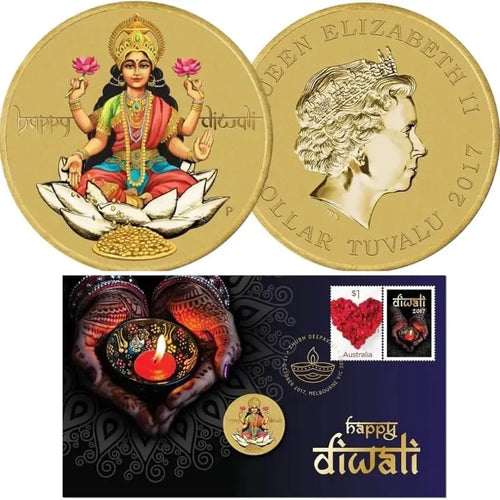 2017 Diwali Maa Lakshmi PNC – Perth Mint Commemorative Cover (Australia Issue)