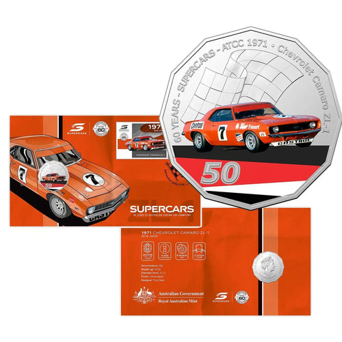 Australia 2020 Chevrolet Camaro ZL-1 Supercars 60th Anniversary PNC – Limited Edition Commemorative Cover