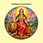 Ghana 2026 Goddess Durga 5 Cedis – 1 oz .999 Fine Silver Coin – High Relief, Gold Gilded & Colorized – Durga with Lion