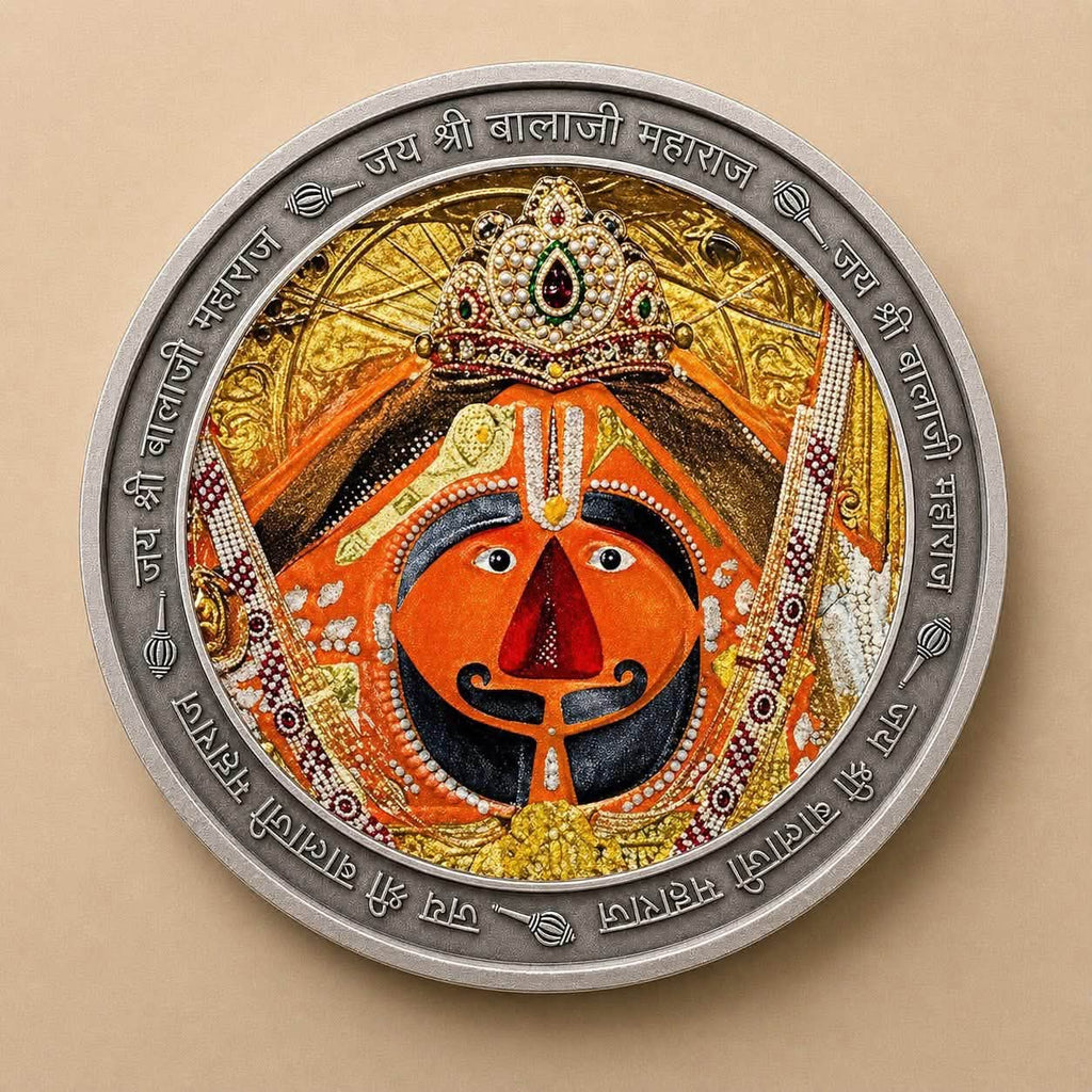 Cameroon 2026 Salasar Balaji 1000 Francs CFA – 1 oz .999 Fine Silver Coin (31.1 g) – Partially Coloured – Mintage 251 – With Box & COA