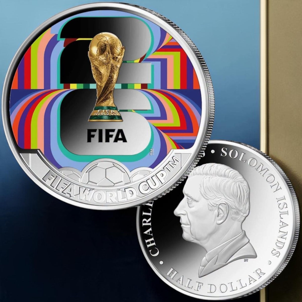 Emblem – FIFA World Champions 2026 Solomon Islands – Half Dollar