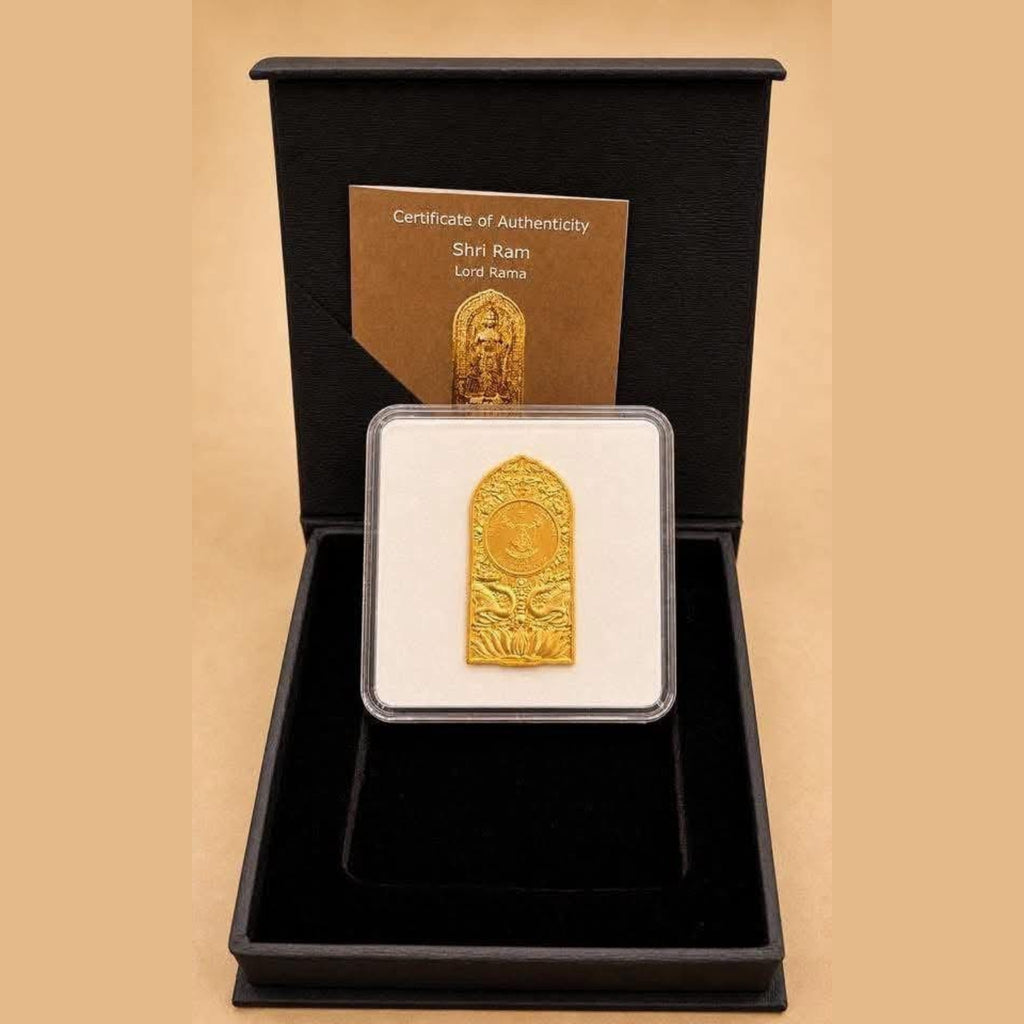 Cameroon 2025 Lord Rama Shri Ram 500 Francs CFA – 999 Fine Silver Gilded Commemorative Coin – 30g – Mintage 300