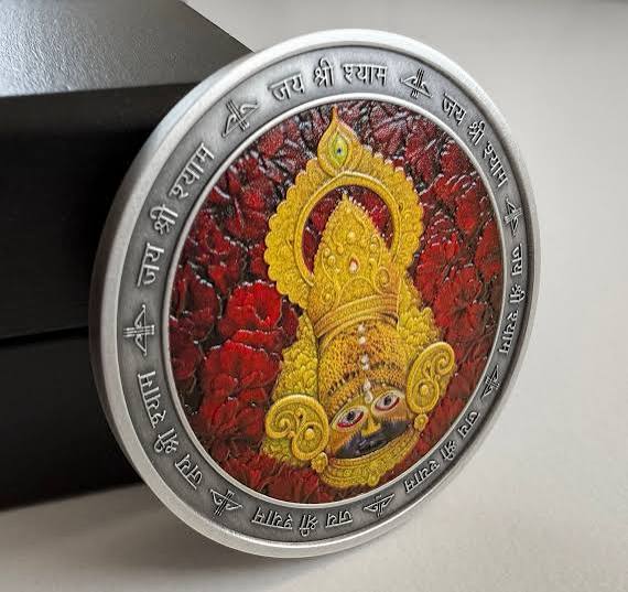 2025 Cameroon 1,000 Francs CFA Khatu Shyam Ji – 1 oz (31.1 g) Fine Silver Coin – Hindu Gods Series – Numbered Limited Mintage of 501