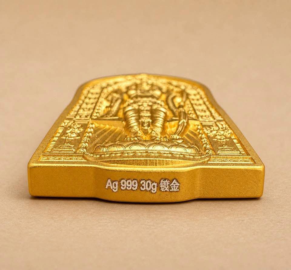 Cameroon 2025 Lord Rama Shri Ram 500 Francs CFA – 999 Fine Silver Gilded Commemorative Coin – 30g – Mintage 300