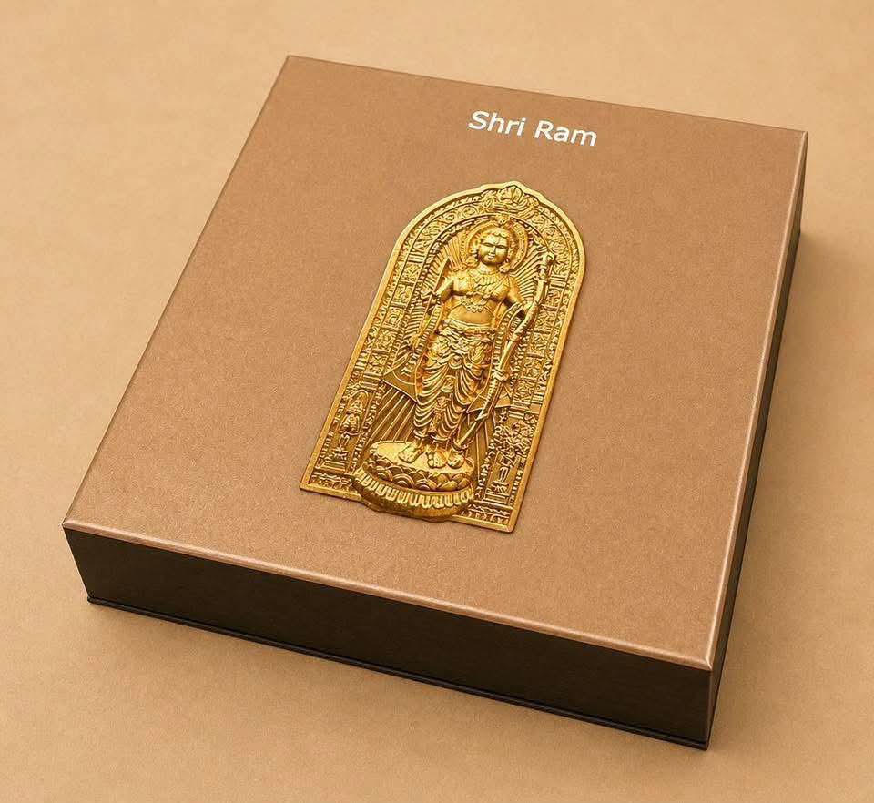 Cameroon 2025 Lord Rama Shri Ram 500 Francs CFA – 999 Fine Silver Gilded Commemorative Coin – 30g – Mintage 300